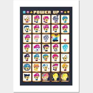 Power UP! Posters and Art